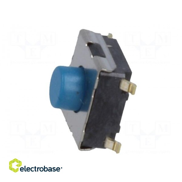 Microswitch TACT | SPST-NO | Pos: 2 | 0.05A/24VDC | SMT | none | 2.55N image 3