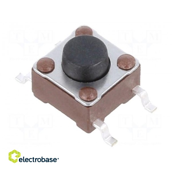 Microswitch TACT | SPST-NO | Pos: 2 | 0.05A/24VDC | SMT | none | 1.57N