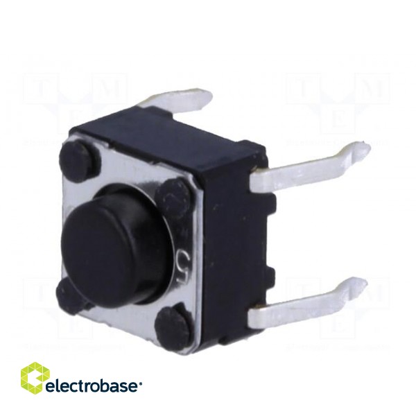 Microswitch TACT | SPST-NO | Pos: 2 | 0.05A/24VDC | THT | none | 0.98N image 5