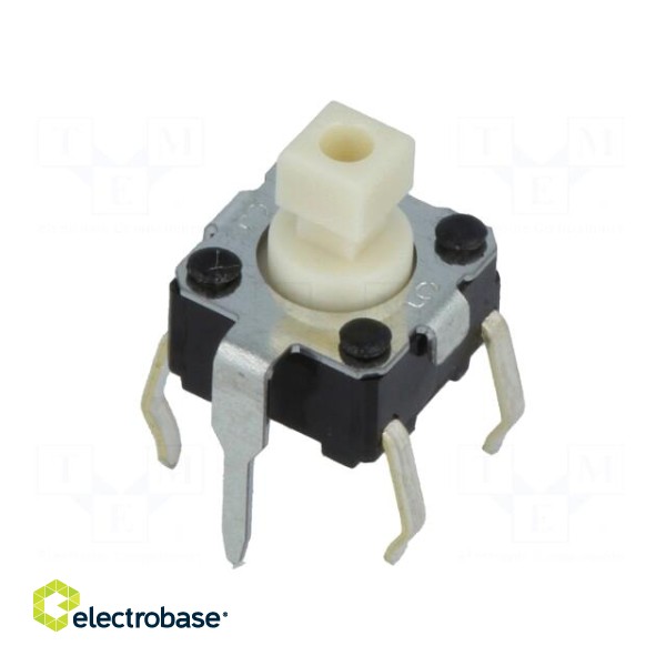 Microswitch TACT | SPST-NO | Pos: 2 | 0.05A/24VDC | THT | none | 0.98N image 1