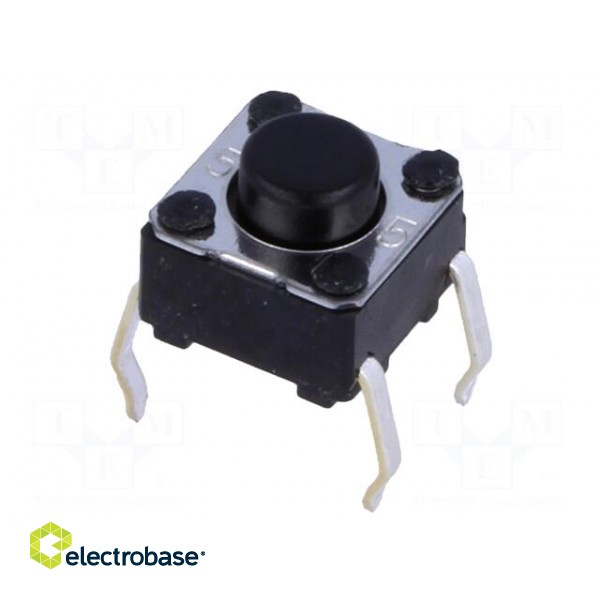 Microswitch TACT | SPST-NO | Pos: 2 | 0.05A/24VDC | THT | none | 0.98N image 4