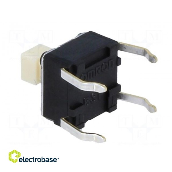 Microswitch TACT | SPST-NO | Pos: 2 | 0.05A/24VDC | THT | none | 0.98N image 4