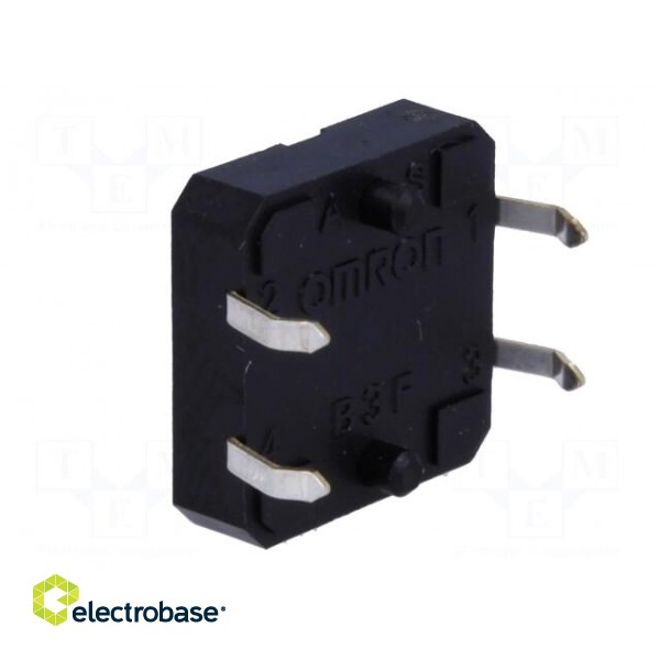 Microswitch TACT | SPST-NO | Pos: 2 | 0.05A/24VDC | THT | none | 1.27N фото 4