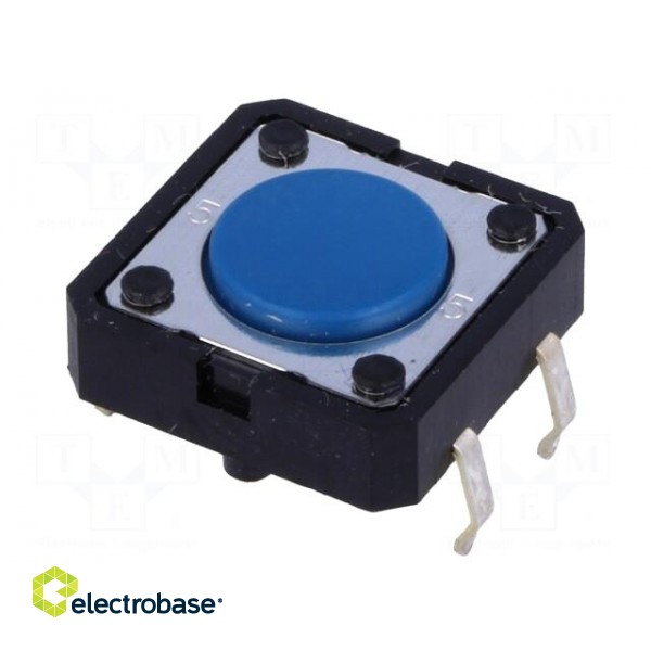 Microswitch TACT | SPST-NO | Pos: 2 | 0.05A/24VDC | THT | none | 1.27N image 1