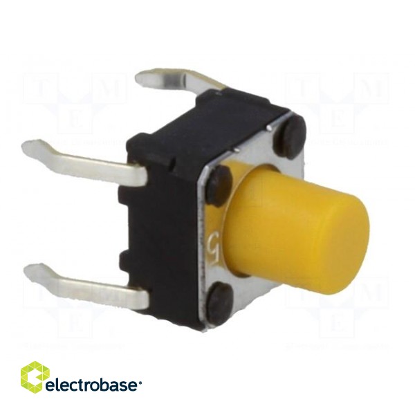 Microswitch TACT | SPST-NO | Pos: 2 | 0.05A/24VDC | THT | none | 1.47N image 8
