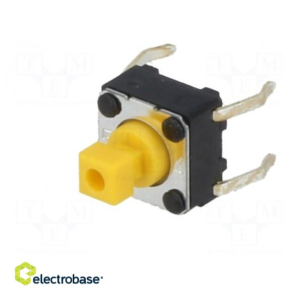 Microswitch TACT | SPST-NO | Pos: 2 | 0.05A/24VDC | THT | none | 1.47N image 2