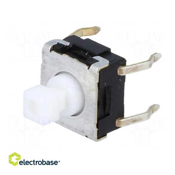 Microswitch TACT | SPST-NO | Pos: 2 | 0.05A/24VDC | THT | none | 1.57N image 2