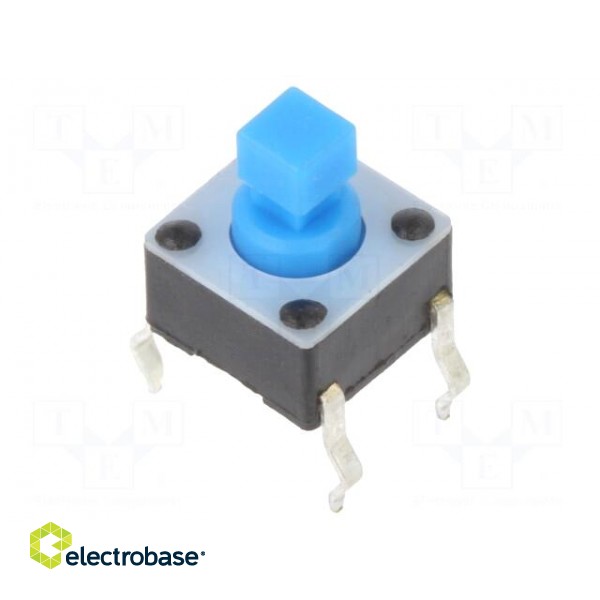 Microswitch TACT | SPST-NO | Pos: 2 | 0.05A/24VDC | THT | none | 1.6N
