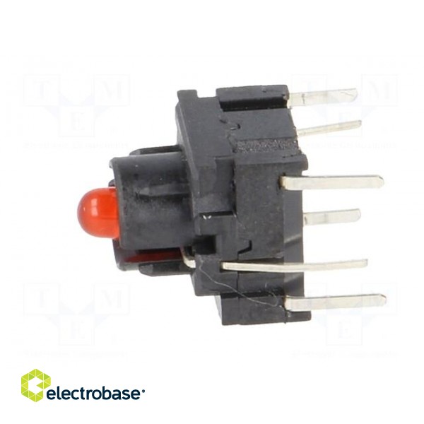 Microswitch TACT | SPST-NO | Pos: 2 | 0.05A/24VDC | THT | none | 10x10mm фото 3