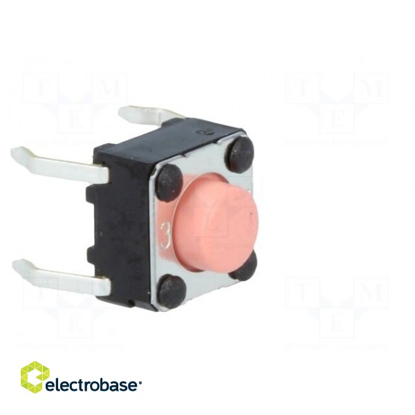 Microswitch TACT | SPST-NO | Pos: 2 | 0.05A/24VDC | THT | none | 2.55N image 8