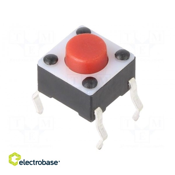 Microswitch TACT | SPST-NO | Pos: 2 | 0.05A/24VDC | THT | none | 2.6N