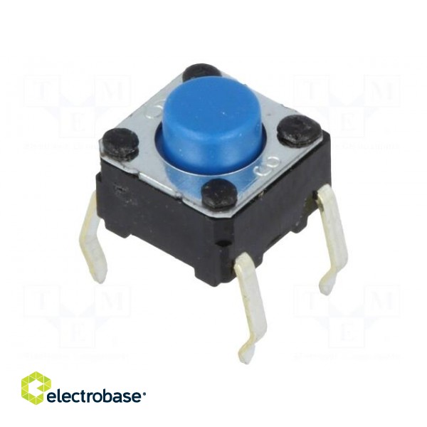 Microswitch TACT | SPST-NO | Pos: 2 | 0.05A/24VDC | THT | none | 4.9N image 1