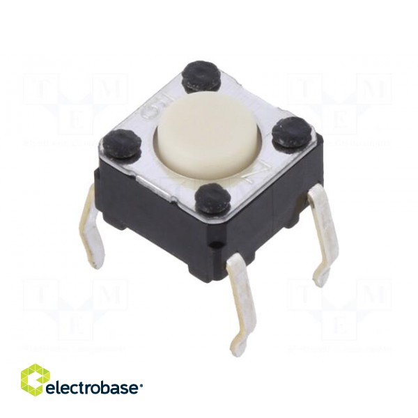 Microswitch TACT | SPST-NO | Pos: 2 | 0.05A/24VDC | THT | none | 980mN