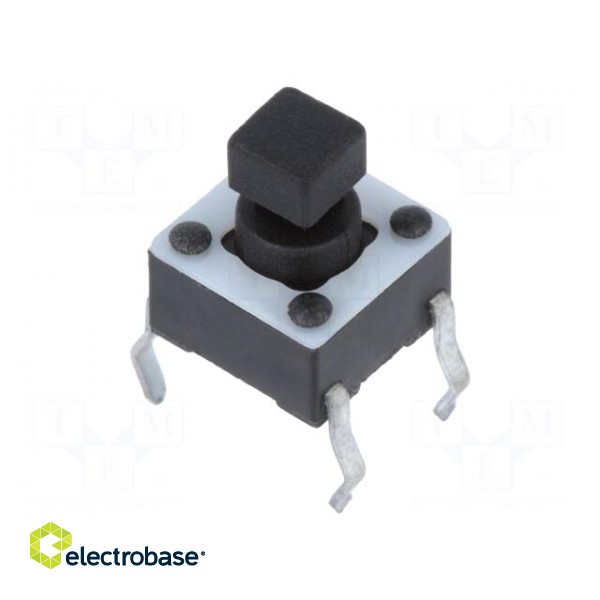 Microswitch TACT | SPST-NO | Pos: 2 | 0.05A/24VDC | THT | none | OFF-(ON)