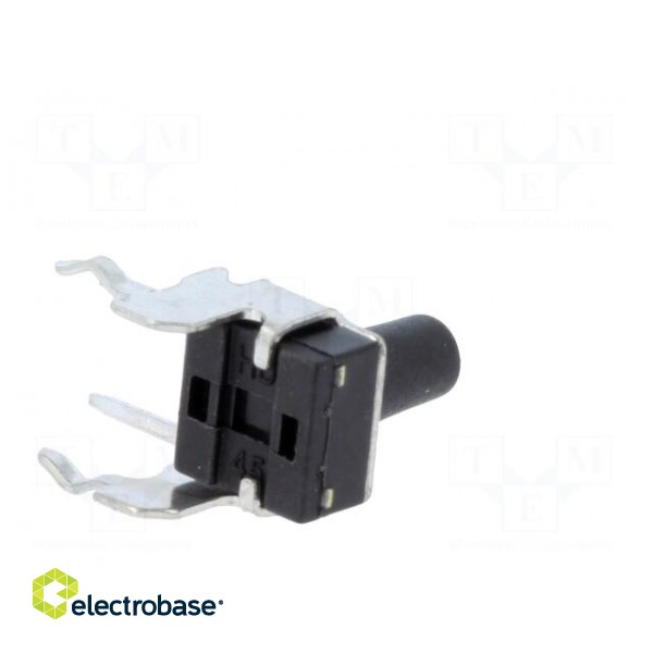Microswitch TACT | SPST-NO | Pos: 2 | 0.05A/24VDC | THT | none | OFF-(ON) paveikslėlis 6