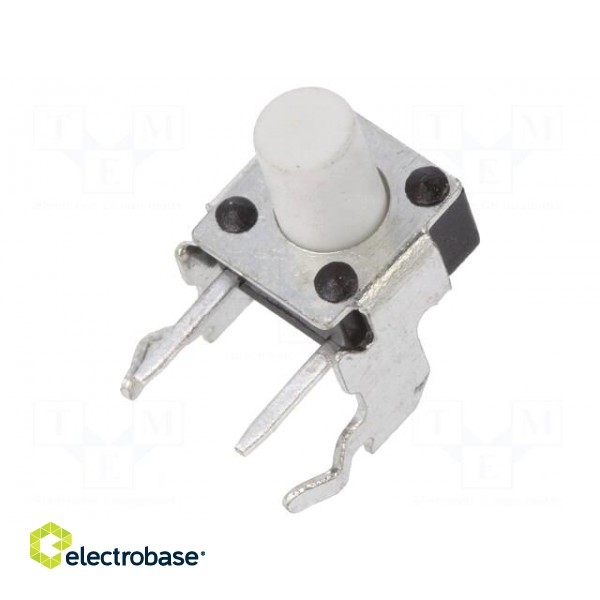 Microswitch TACT | SPST-NO | Pos: 2 | 0.05A/24VDC | THT | none | OFF-(ON) paveikslėlis 1