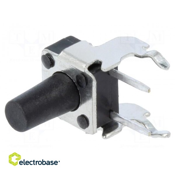 Microswitch TACT | SPST-NO | Pos: 2 | 0.05A/24VDC | THT | none | OFF-(ON) paveikslėlis 1
