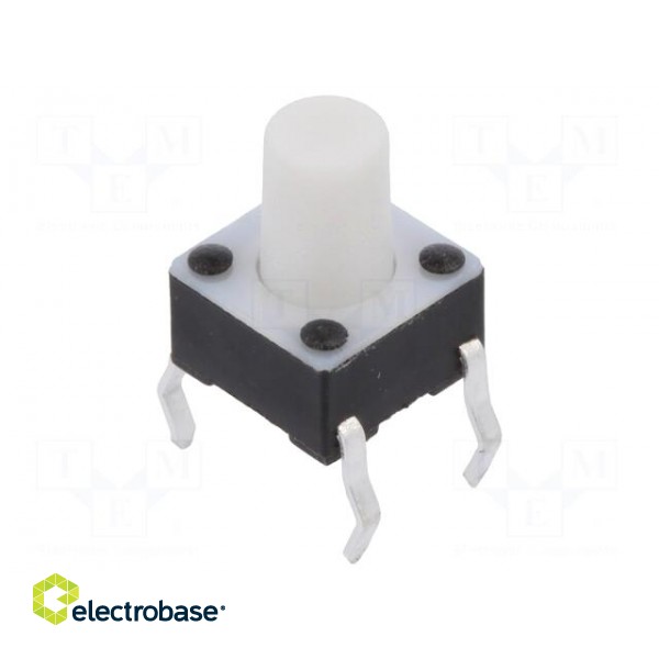Microswitch TACT | SPST-NO | Pos: 2 | 0.05A/24VDC | THT | none | ON-(OFF)