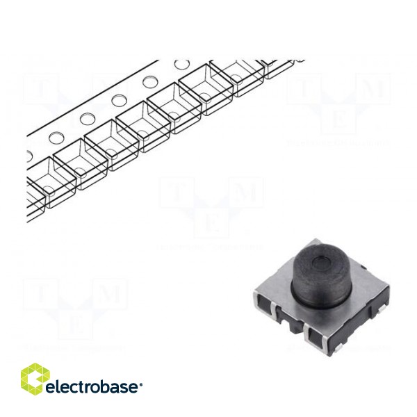 Microswitch TACT | SPST-NO | Pos: 2 | 0.05A/42VDC | SMT | none | 7.75mm