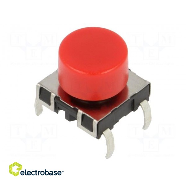 Microswitch TACT | SPST-NO | Pos: 2 | 0.05A/42VDC | THT | 1.8N | 9.85mm