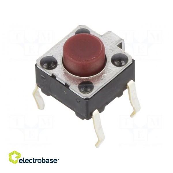 Microswitch TACT | SPST-NO | Pos: 2 | 0.2A/15VDC | THT | none | 2.6N | 5mm фото 1