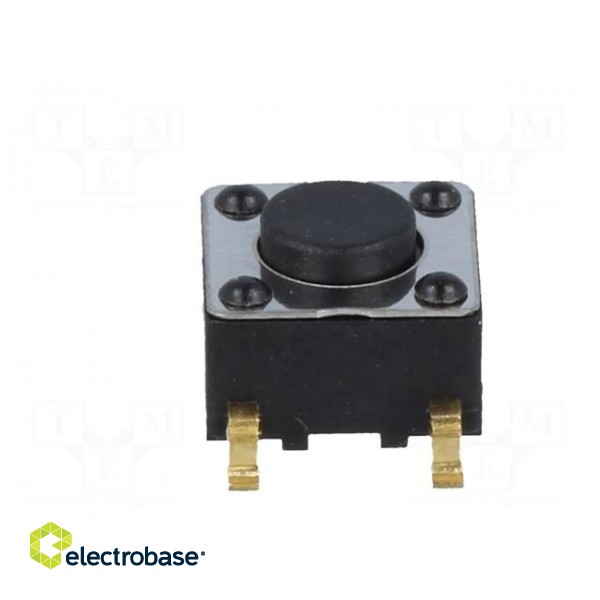 Microswitch TACT | SPST | Pos: 2 | 0.01A/28VDC | 6.2x6.2x4.4mm | 4.4mm фото 4