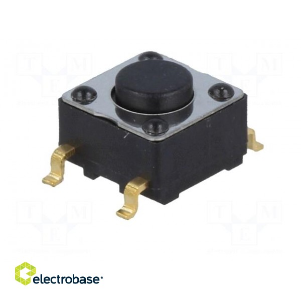Microswitch TACT | SPST | Pos: 2 | 0.01A/28VDC | 6.2x6.2x4.4mm | 4.4mm image 9