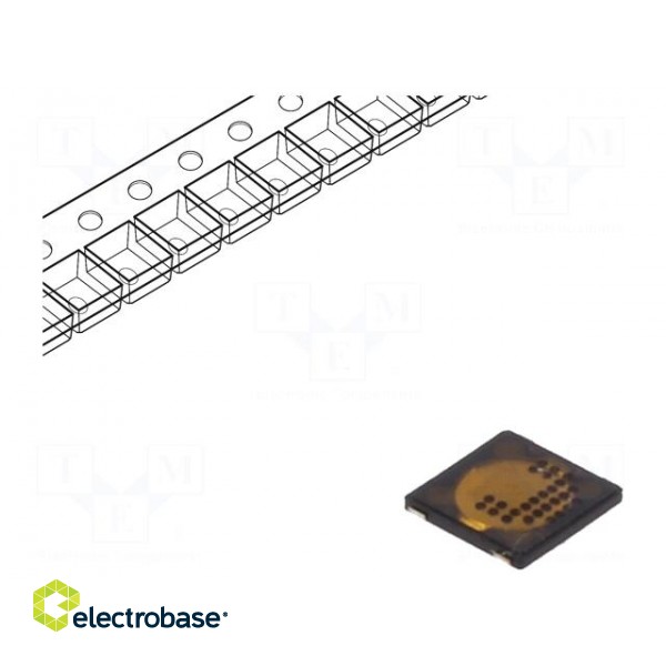 Microswitch TACT | SPST | Pos: 2 | 0.02A/15VDC | SMT | 4.1x4.1x0.35mm