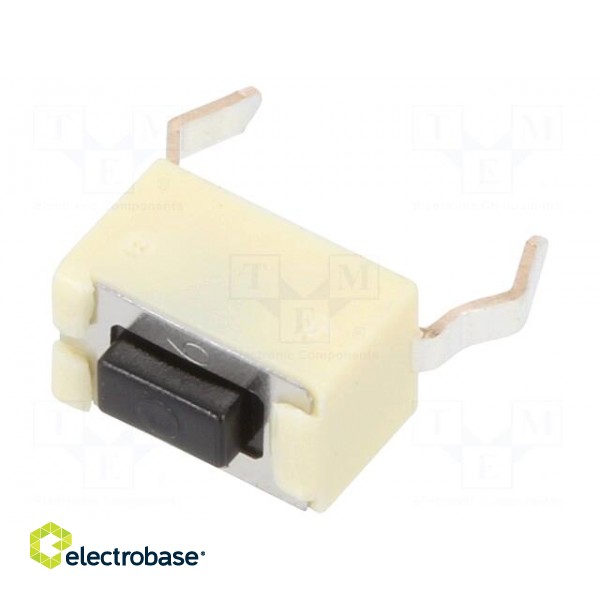 Microswitch TACT | SPST | Pos: 2 | 0.05A/12VDC | 6x3.5x3.5mm | 4.3mm