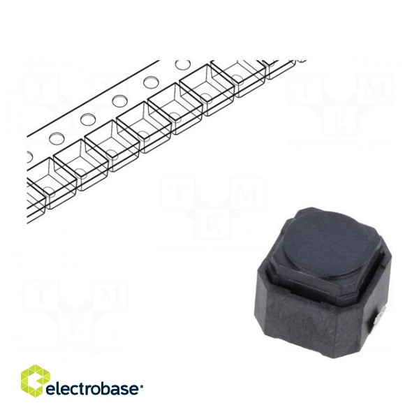 Microswitch TACT | SPST | Pos: 2 | 0.05A/12VDC | SMD | none | 1.81N | 1.5mm