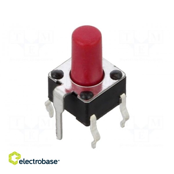 Microswitch TACT | SPST | Pos: 2 | 0.05A/12VDC | SMD | none | 2.45N | 5.9mm