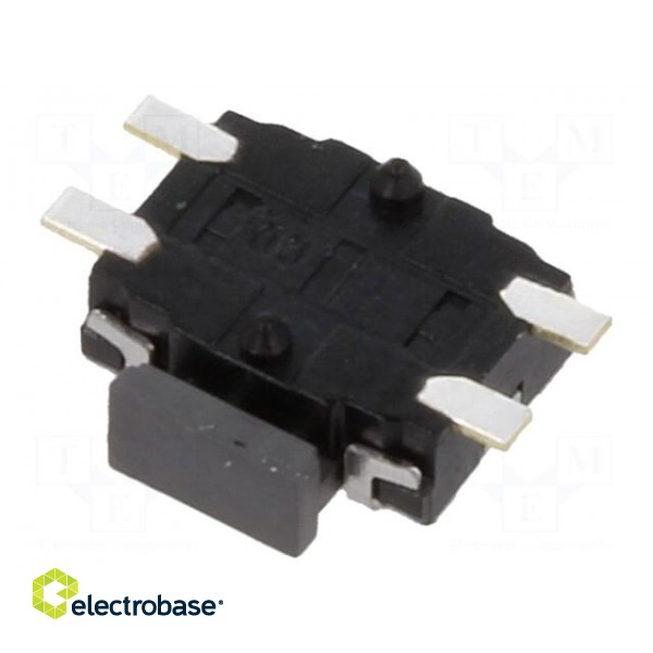 Microswitch TACT | SPST | Pos: 2 | 0.05A/12VDC | SMT | none | 1.6N | 1.65mm image 2
