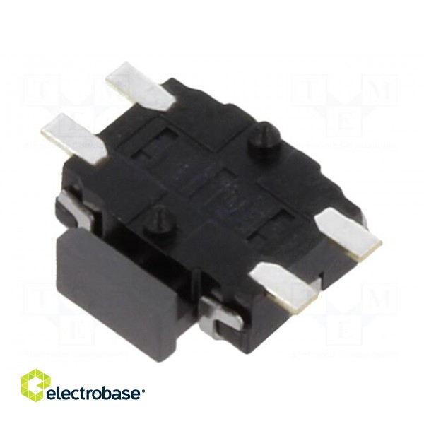 Microswitch TACT | SPST | Pos: 2 | 0.05A/12VDC | SMT | none | 2.2N | 1.65mm image 1