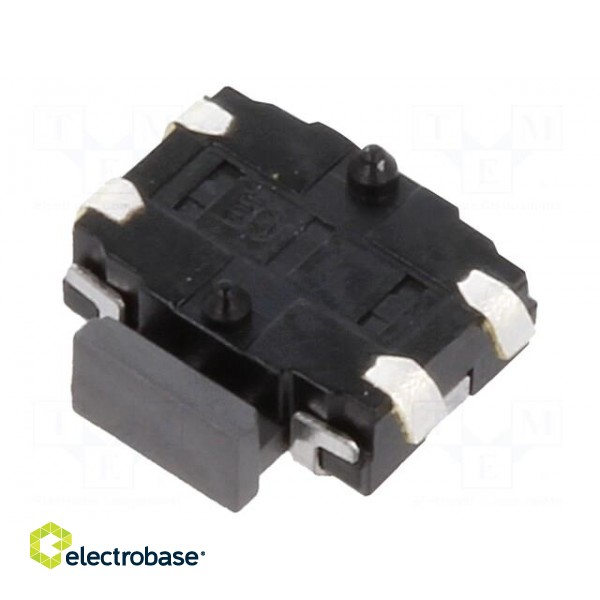 Microswitch TACT | SPST | Pos: 2 | 0.05A/12VDC | SMT | none | 2.2N | 1.65mm image 2