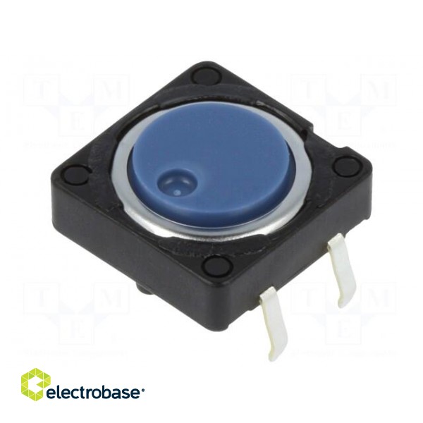 Microswitch TACT | SPST | Pos: 2 | 0.05A/12VDC | THT | 0.7N | 12x12x3.5mm