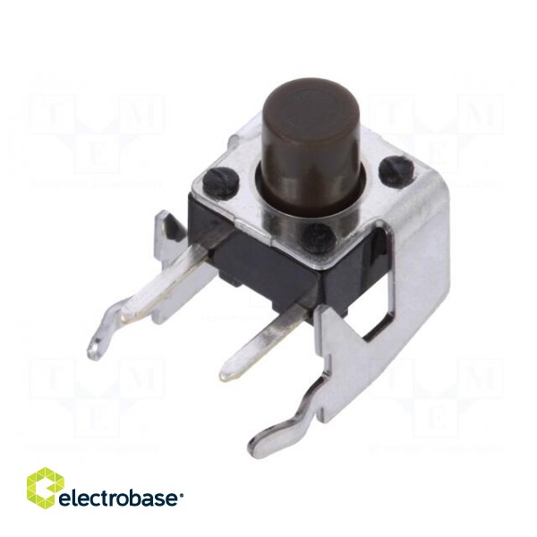 Microswitch TACT | SPST | Pos: 2 | 0.05A/12VDC | THT | 1.6N | 6x6x3.5mm