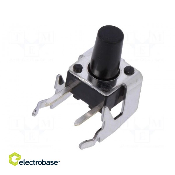 Microswitch TACT | SPST | Pos: 2 | 0.05A/12VDC | THT | 1N | 6x6x3.5mm image 1
