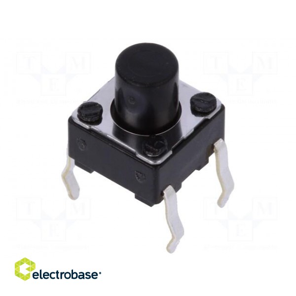 Microswitch TACT | SPST | Pos: 2 | 0.05A/12VDC | THT | 1N | 6x6x3.5mm | 7mm