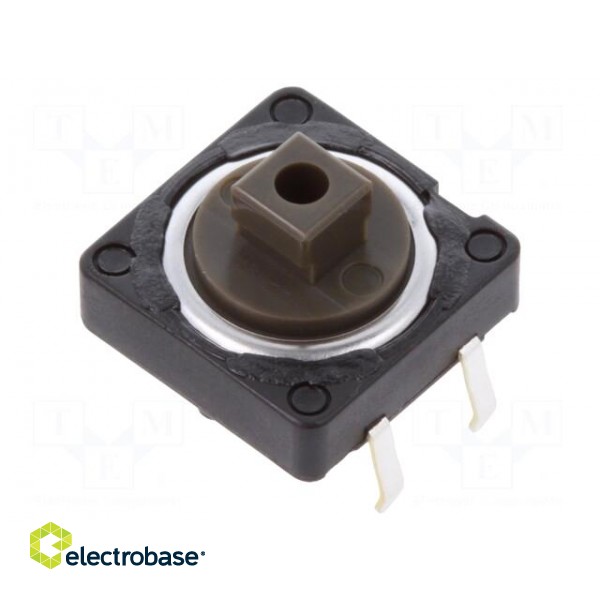 Microswitch TACT | SPST | Pos: 2 | 0.05A/12VDC | THT | 2.6N | 12x12x4.3mm