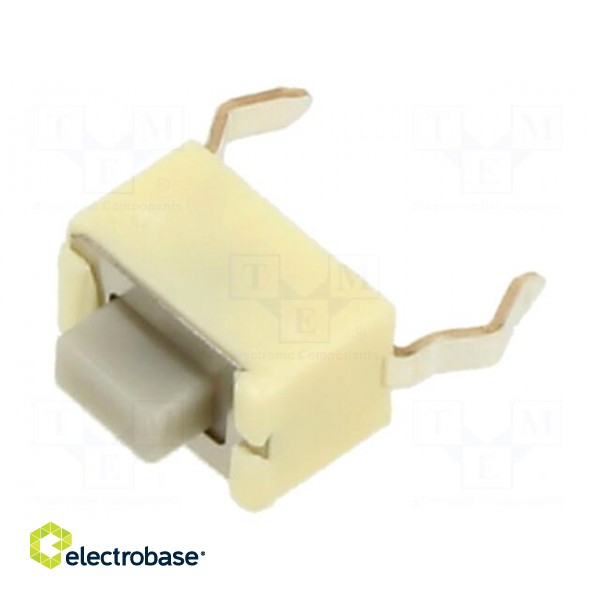 Microswitch TACT | SPST | Pos: 2 | 0.05A/12VDC | THT | none | OFF-(ON)