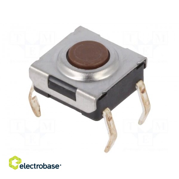 Microswitch TACT | SPST | Pos: 2 | 0.05A/24VDC | 1.57N | 6.2x6.2x3.1mm