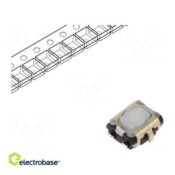 Microswitch TACT | SPST | Pos: 2 | SMT | none | 2.4N | 2.9x3.5x1.4mm