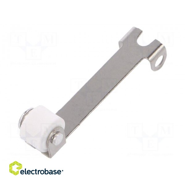 Lever with roller | 21.5mm | DC series | Colour: silver | DC