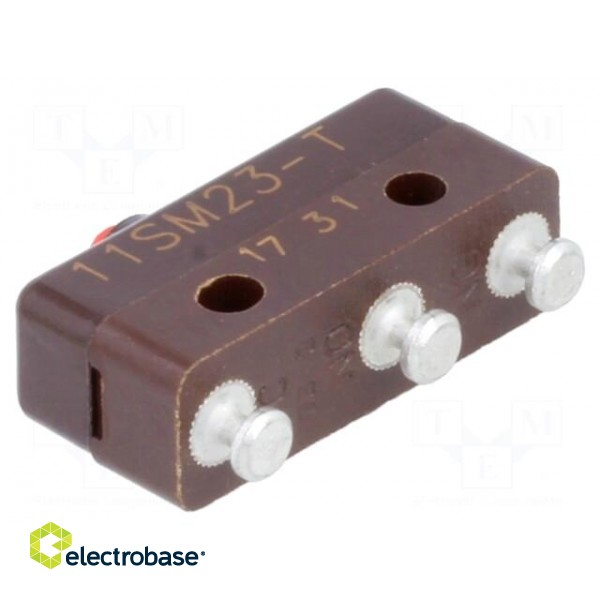 Microswitch SNAP ACTION | 1A/125VAC | 1A/30VDC | without lever фото 2