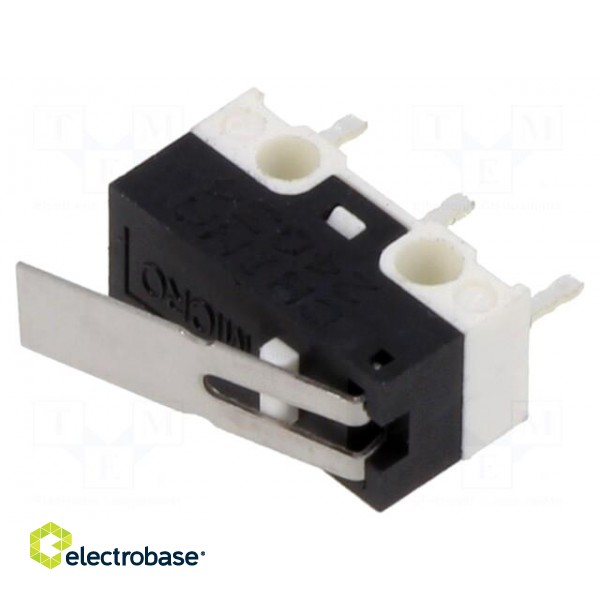Microswitch SNAP ACTION | 3A/125VAC | with lever | SPDT | ON-(ON)