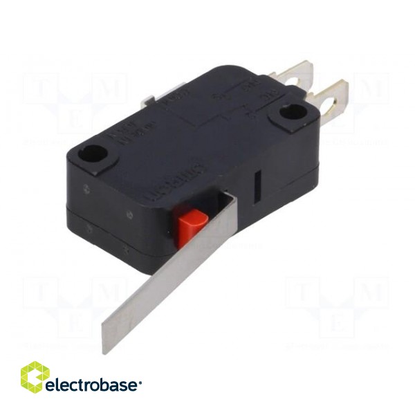 Microswitch SNAP ACTION | 5A/250VAC | with lever | SPDT | ON-(ON) paveikslėlis 1