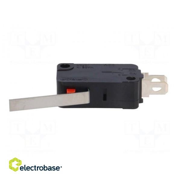 Microswitch SNAP ACTION | 5A/250VAC | with lever | SPDT | ON-(ON) paveikslėlis 3