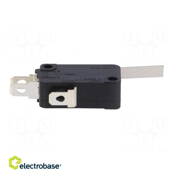 Microswitch SNAP ACTION | 5A/250VAC | with lever | SPDT | ON-(ON) paveikslėlis 7