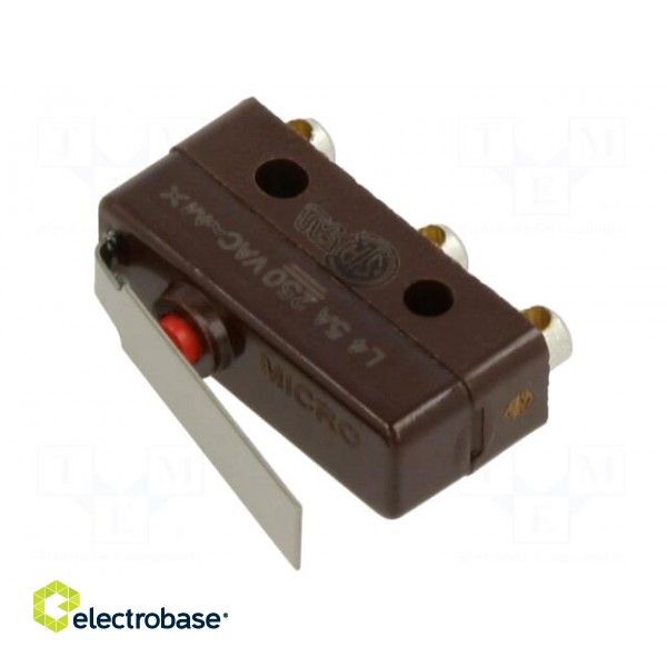 Microswitch SNAP ACTION | 5A/250VAC | 5A/28VDC | with lever | SPDT