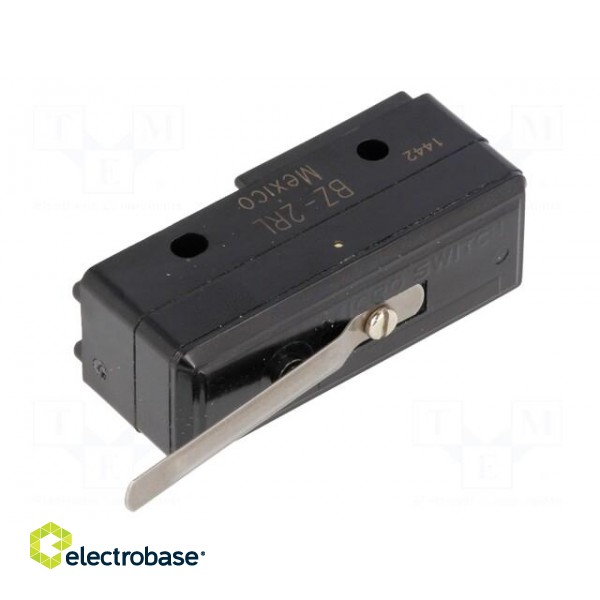 Microswitch SNAP ACTION | 15A/250VAC | with lever | SPDT | ON-(ON) image 1